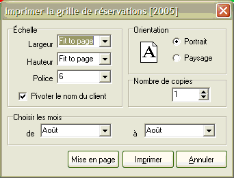 Rotation des noms de clients